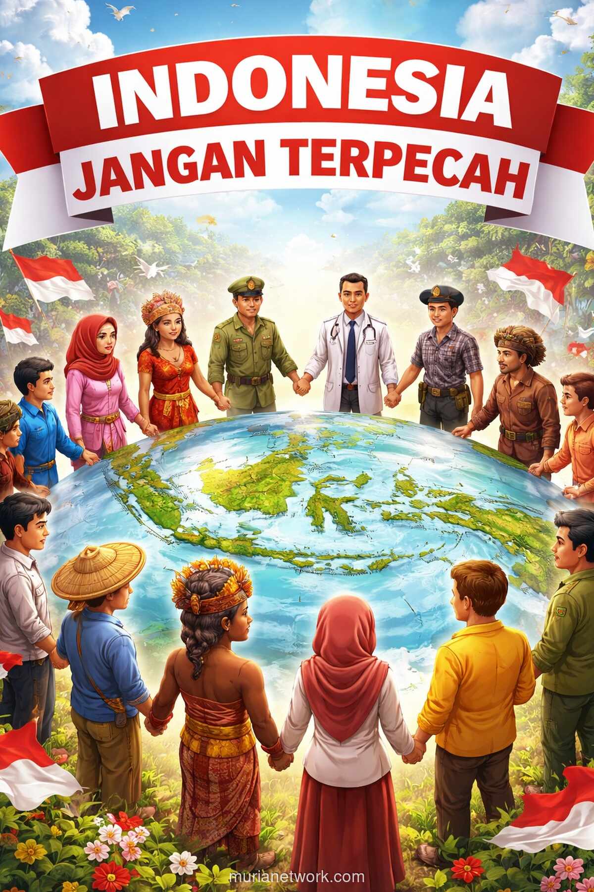 Peringatan dari Sejarah: Indonesia Bisa Runtuh Jika Terbelah dari Dalam