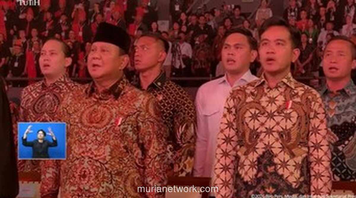 Prabowo dan Gibran Hadiri Perayaan Natal Nasional, Dihadiri Separuh Kabinet