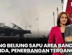 Angin Puting Beliung Porak-Porandakan Bandara Juanda, Penerbangan Divert ke Semarang