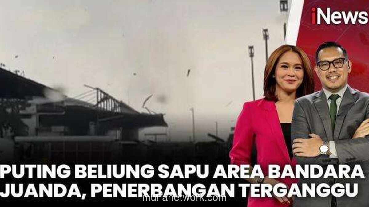 Angin Puting Beliung Porak-Porandakan Bandara Juanda, Penerbangan Divert ke Semarang