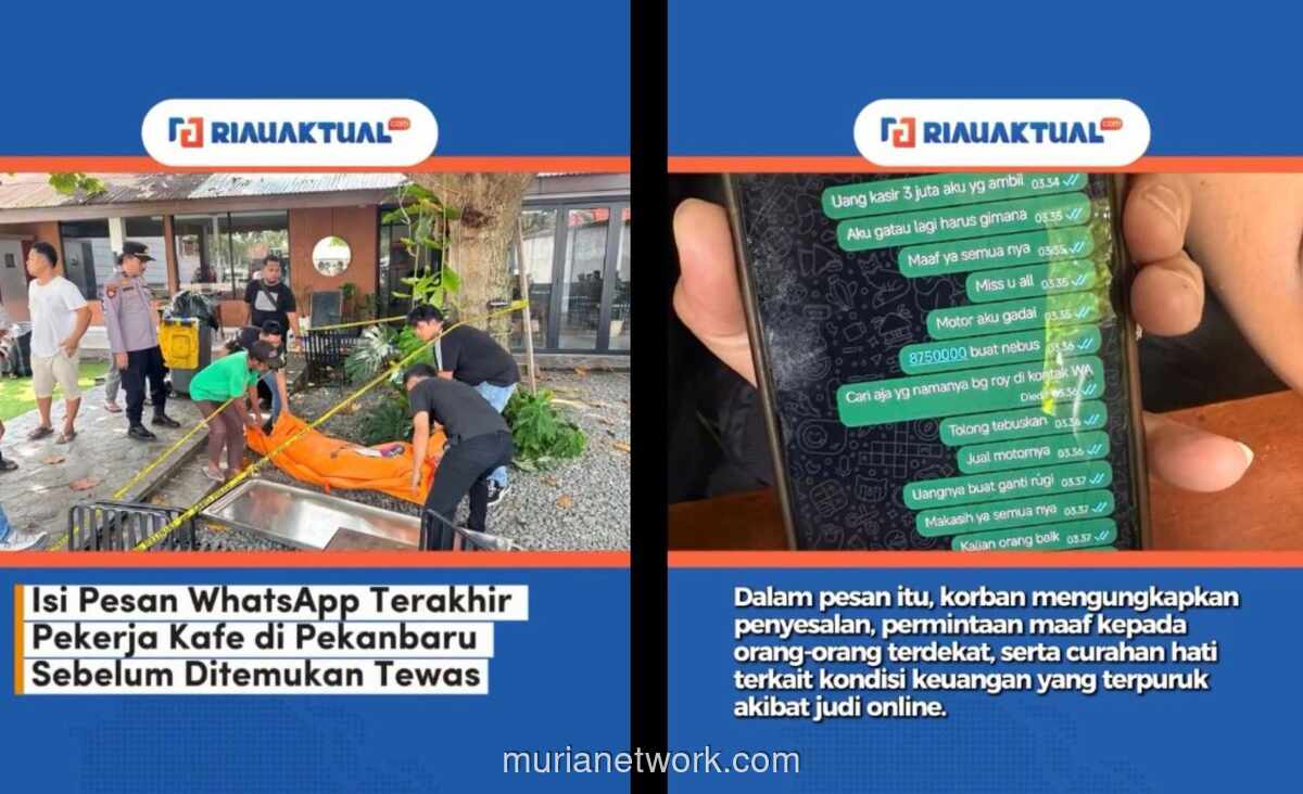 Pesan Terakhir Pekerja Kafe: Jangan Judi Ya, Semuanya Karena Judi