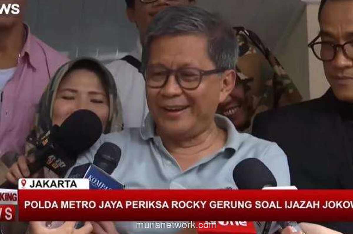 Rocky Gerung Bela Roy Suryo di Polda: Riset Bukan Ranah Pidana