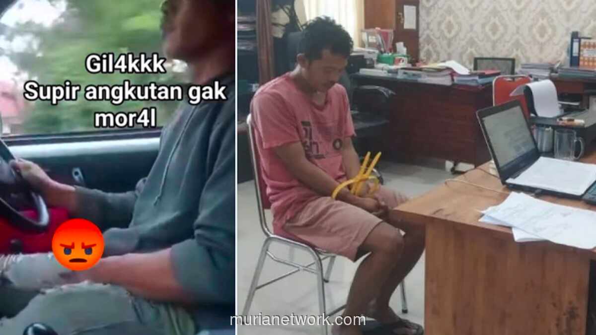 Sopir Angkot Pamer Kemaluan, Aksi Mesum Terekam dan Viral