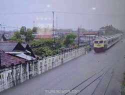 Hujan Deras Lumpuhkan 82 Perjalanan Kereta, Lintasan di Semarang dan Jakarta Terendam