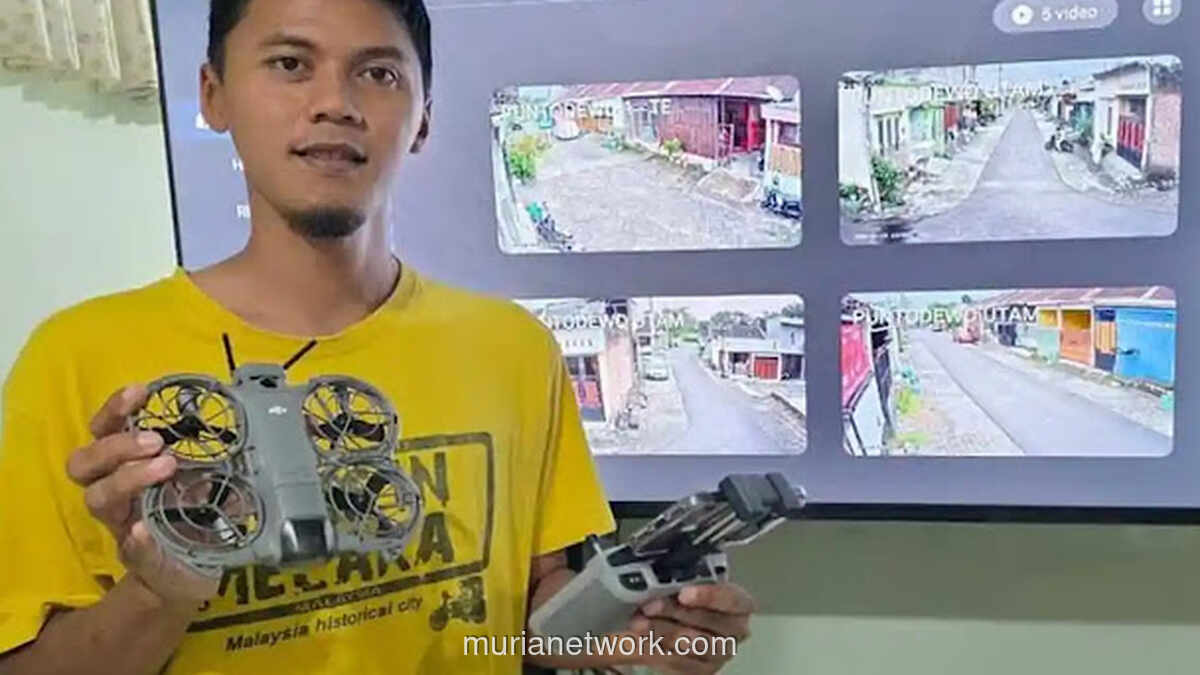 Ketua RT di Karanganyar Luncurkan Ronda Terbang, Pantau Kampung dengan Drone Hasil Tabungan 7 Tahun