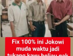 Foto Lawas Jokowi Muda Jadi Tukang Kayu Bikin Netizen Soroti Perbedaan dengan Ijazah S-2