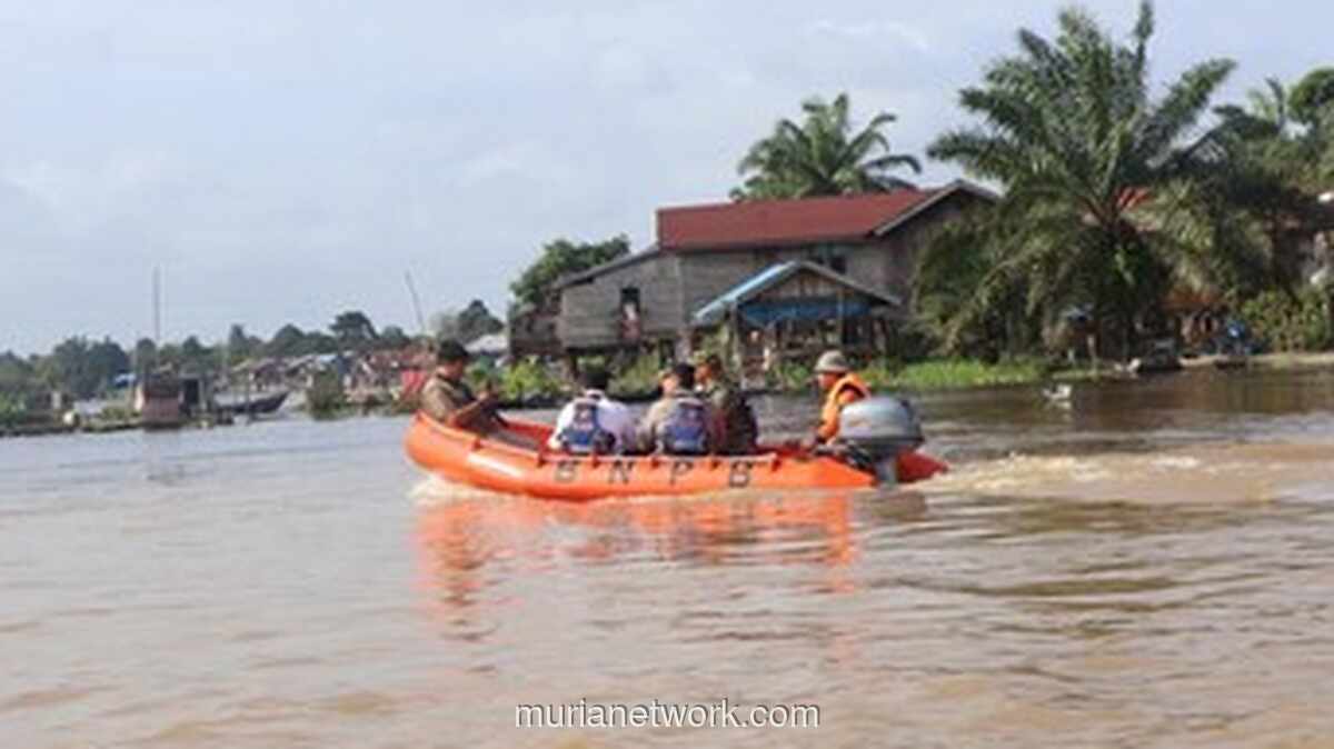 Waspada Banjir, Polres Pelalawan Siagakan Personel Meski Sungai Kampar Masih Aman