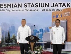 Stasiun Jatake Diresmikan, Dudy dan Andra Pacu Ekonomi Banten Lewat Rel