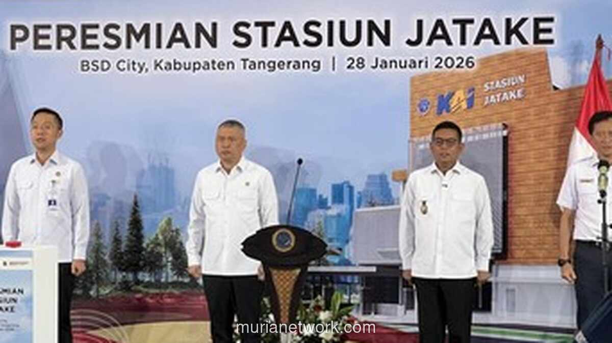 Stasiun Jatake Diresmikan, Dudy dan Andra Pacu Ekonomi Banten Lewat Rel