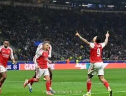 Arsenal Hancurkan Inter di San Siro, Lolos dengan Gaya Juara