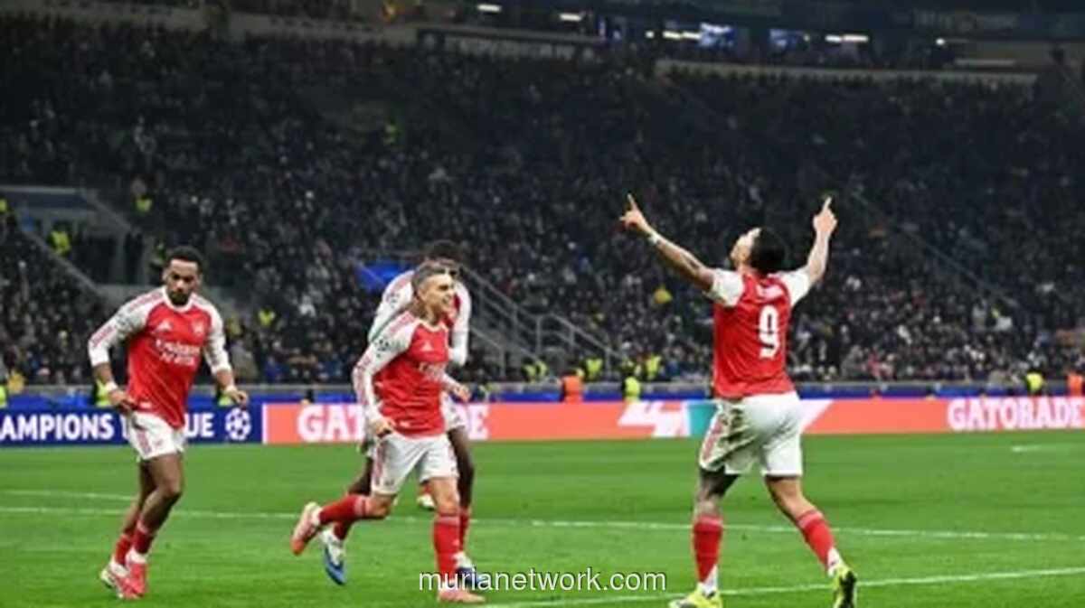 Arsenal Hancurkan Inter di San Siro, Lolos dengan Gaya Juara