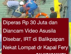 Depresi Usai Dipalak Miliaran, Ibu Rumah Tangga Loncat dari Kapal Feri