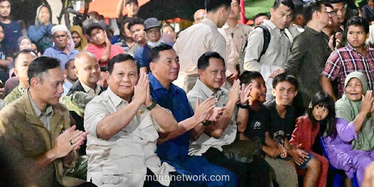 Prabowo: Menteri Turun ke Bencana, Datang atau Tidak Selalu Disalahkan