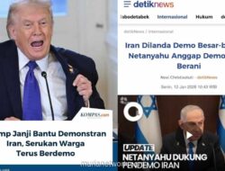 Washington dan Tel Aviv Berupaya Jaga Api Demo Iran Tetap Menyala