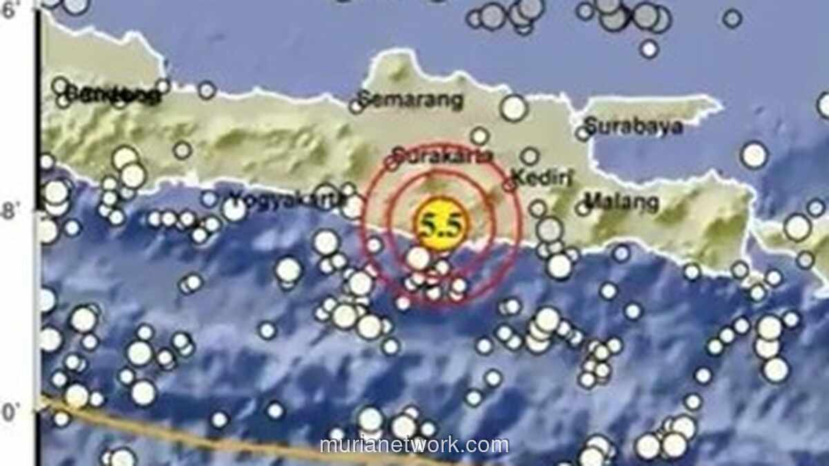 Gempa M 5,7 Guncang Pacitan, BMKG Pastikan Tak Berpotensi Tsunami