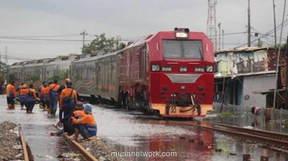 Genangan Surut, 23 Perjalanan KA Tetap Batal demi Keamanan