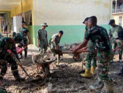 TNI AD Kerahkan Personel Bersihkan Sekolah Aceh, Targetkan Siswa Kembali Belajar Januari 2026