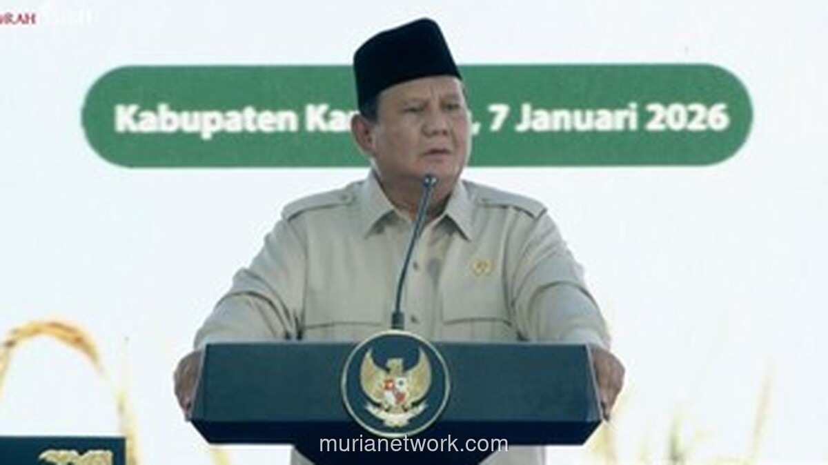 Prabowo Sindir Elite Nyinyir di Tengah Pesta Swasembada Karawang