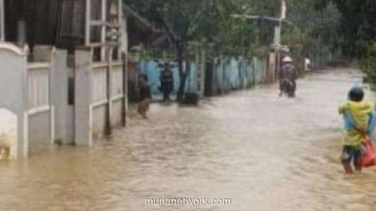 Sungai Cipedang Meluap, Sejumlah Kampung di Lebak Terendam Banjir