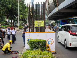 Tiang Monorel Rasuna Said Mulai Dibongkar, Dishub Janji Lalu Lintas Tak Tersendat