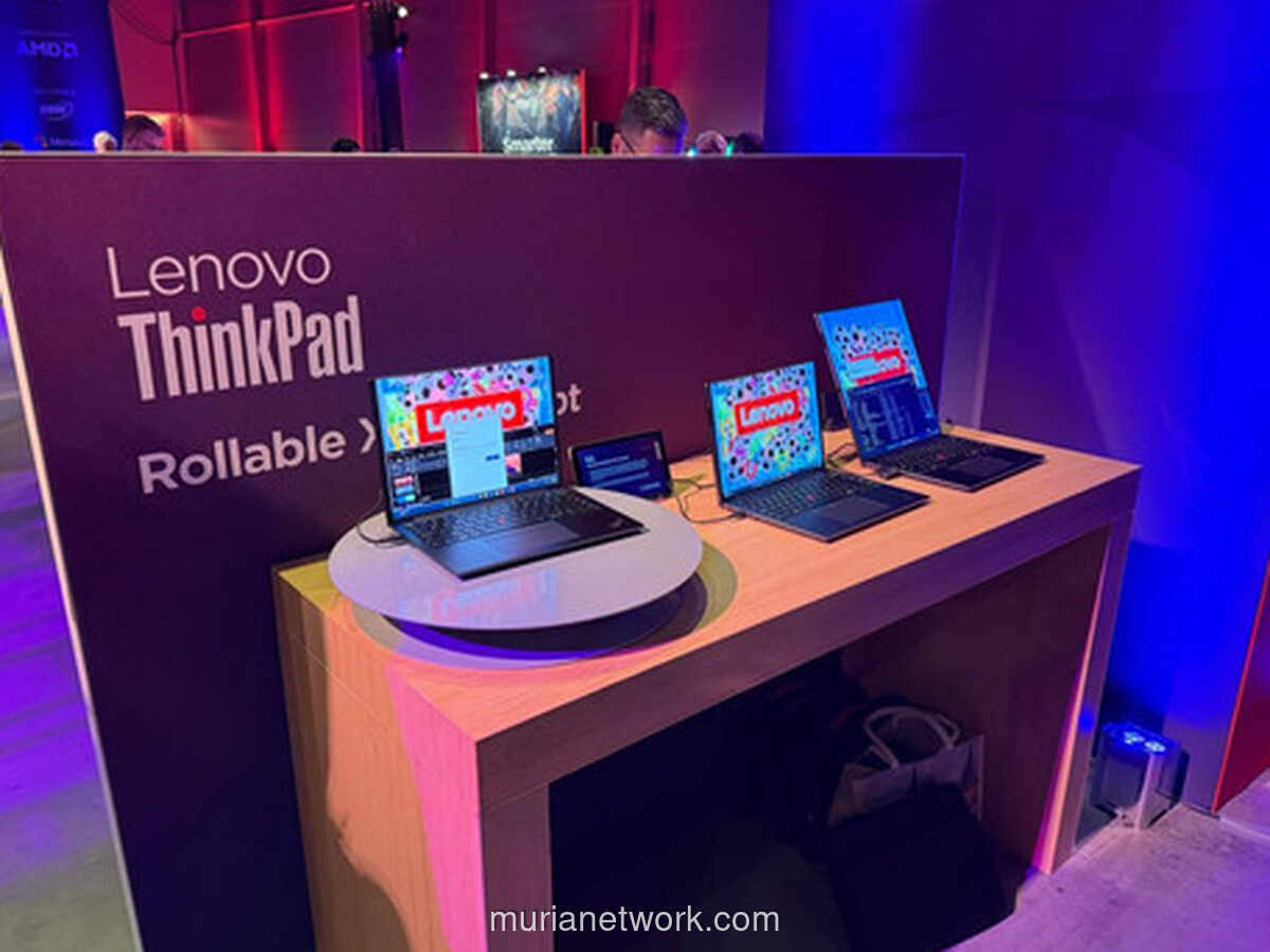 Lenovo Pamer Dua Laptop Melar di CES, Layar Bisa Tumbuh Sesuai Kebutuhan