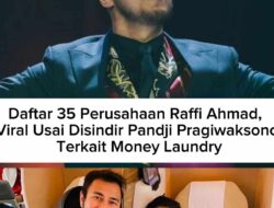 Pandji Sindir Jenderal, Raffi Ahmad Terseret dalam Pusaran Dugaan Pencucian Uang