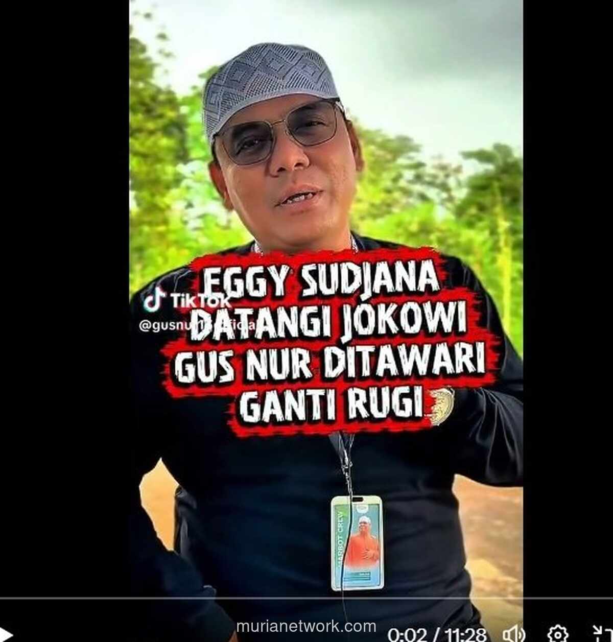 Gus Nur Sindir Kunjungan Eggi Sudjana ke Jokowi: Kalah Telak 1000-0