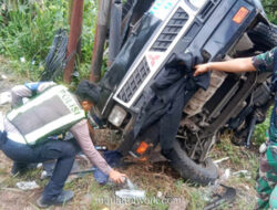 Ekskavator Lepas, Meluncur Ganas dan Hantam 6 Kendaraan di Jonggol