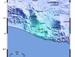 Gempa Magnitudo 4,4 Guncang Bantul Siang Ini