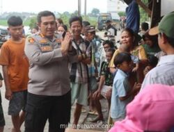 Kapolresta Blusukan di Tengah Genangan, Bawa Bantuan dan Tim Medis ke Kasemen