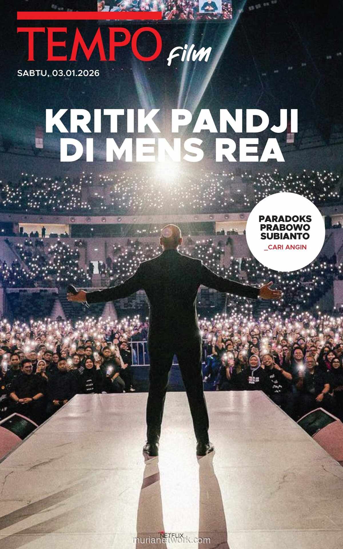 Buzzer Panas, Sindiran Tajam Pandji di Mens Rea Picu Badai Media Sosial