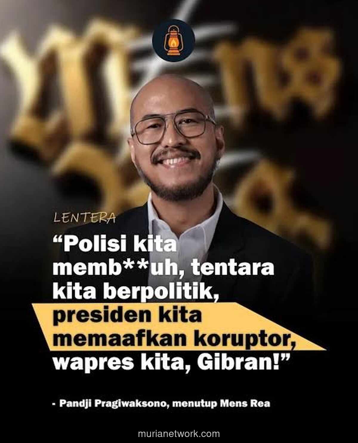Pandji Pragiwaksono Buka Suara di Netflix: Polisi Bunuh, Tentara Berpolitik, Presiden Maafkan Koruptor