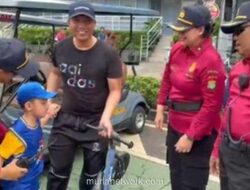 Anak Hilang di Car Free Day HI, Polisi Patroli Sigap Bantu Reunifikasi