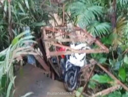 Jembatan Gantung Ambruk, Lima Pelajar Tercebur ke Sungai Cilangkap
