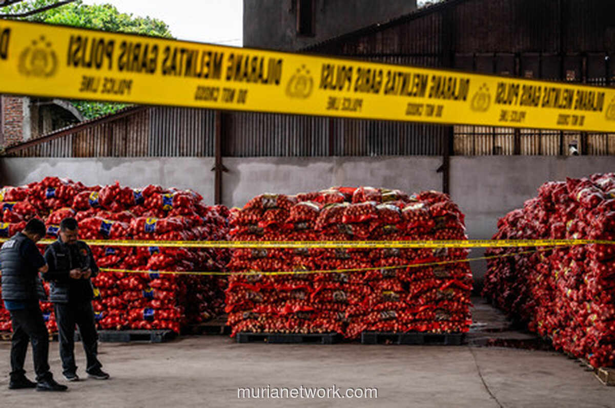 Ratusan Ton Bawang Ilegal Berbakteri Digagalkan di Gudang Semarang