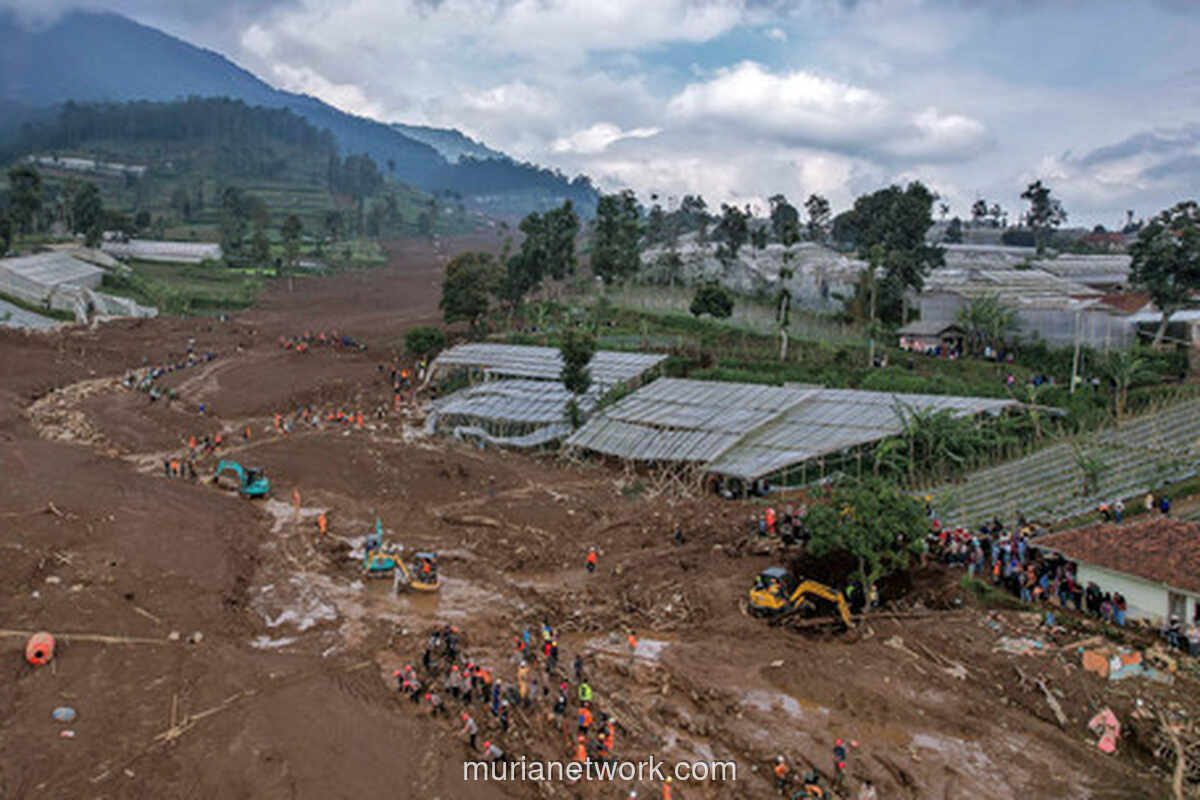 23 Prajurit Marinir Hilang Tertimbun Longsor Saat Latihan di Bandung Barat