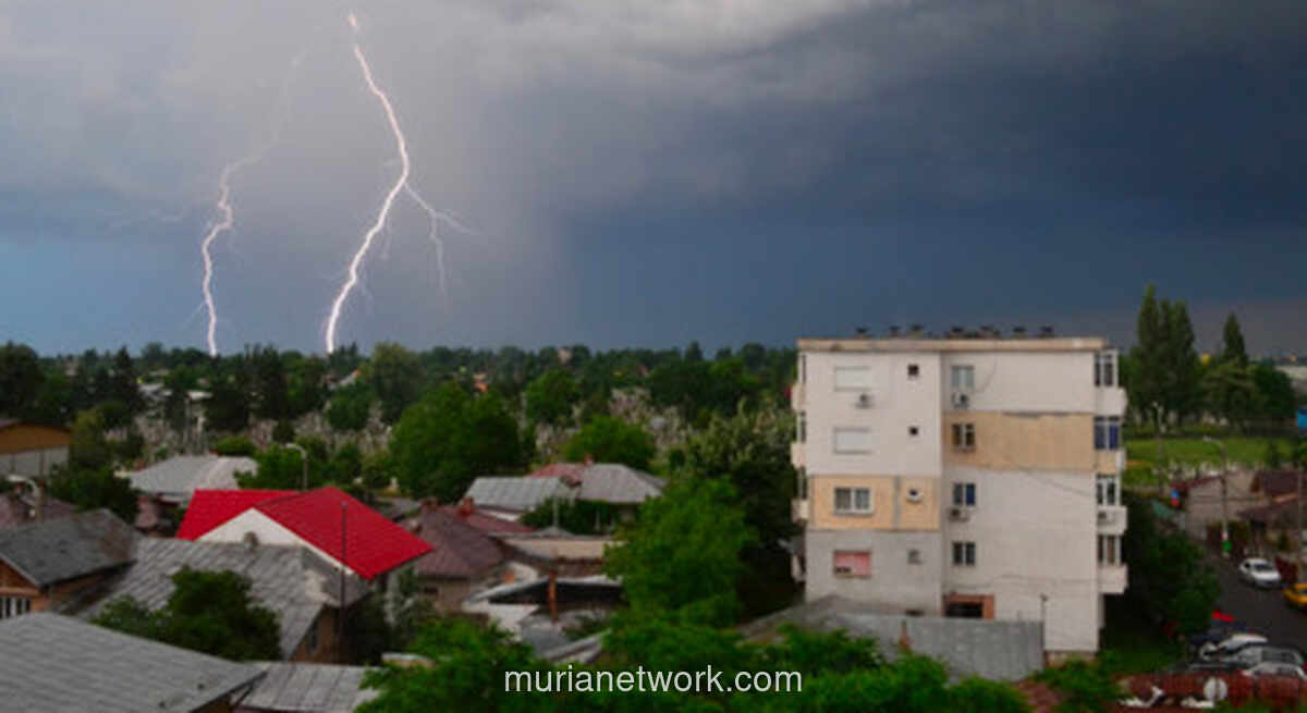 Langit Yogya Guncang, 2.377 Petir Sambar Libur Nataru