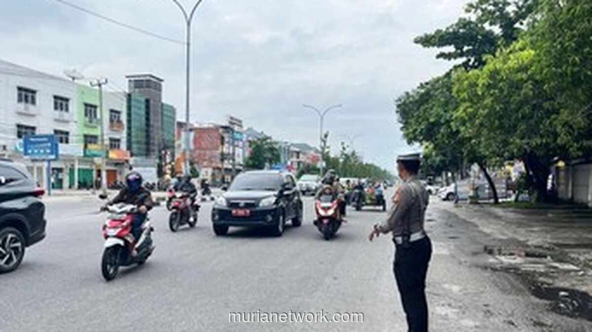Polisi Siaga Penuh di Titik Rawan Macet Pekanbaru Selama Libur Panjang