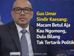 Gus Umar Sindir Kaesang: Macam Betul Aja Kau Ngomong, Dulu Bilang Tak Mau Politik