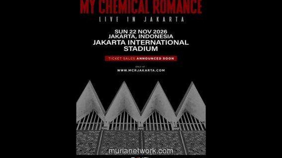 Penjualan Tiket My Chemical Romance di Jakarta Mendadak Ditunda, Promotor Minta Maaf