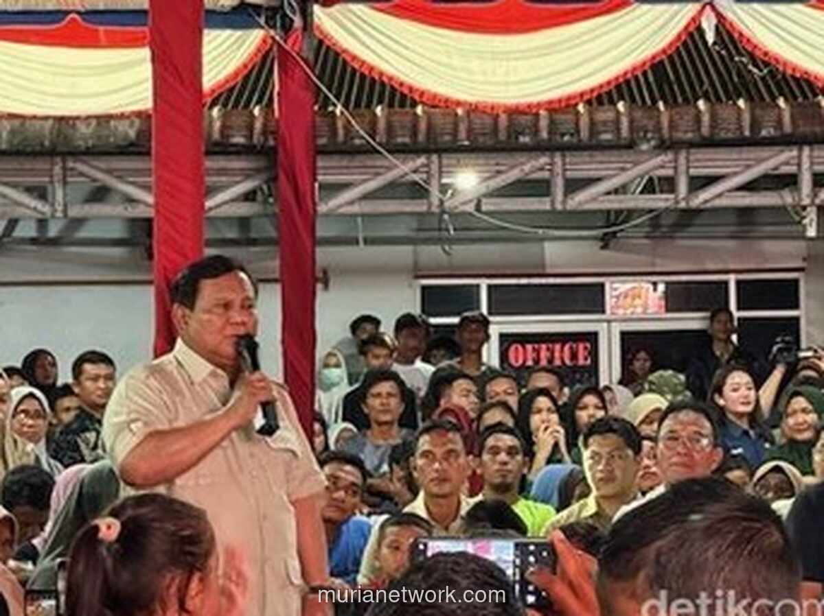 Prabowo Sambangi Pengungsi Batang Toru: Kita Tidak Akan Pernah Tinggalkan Kalian