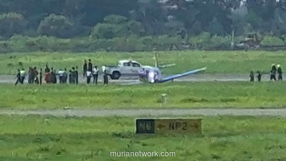 Pesawat Latih TNI AL Jatuh di Runway Juanda, Sembilan Penerbangan Dialihkan