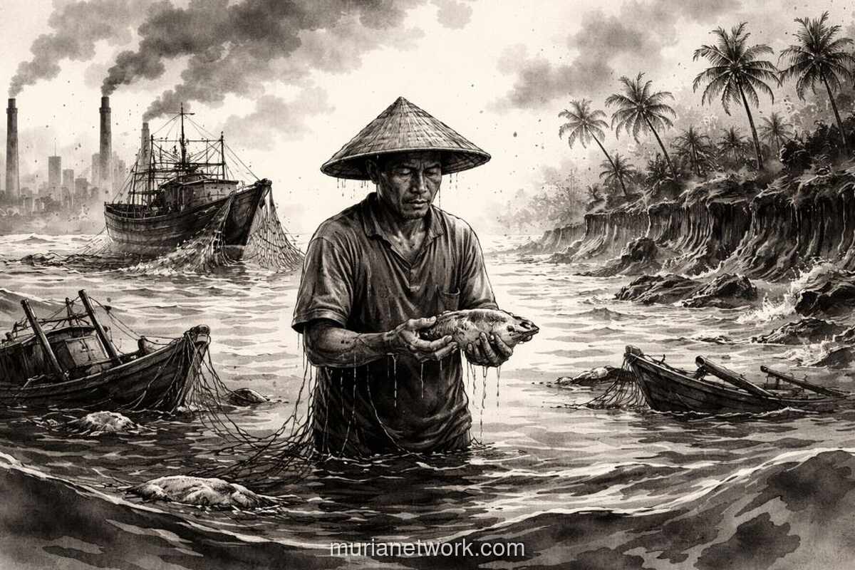 Peringkat Naik, Tapi Laut Indonesia Masih Rapuh untuk Nelayan Kecil