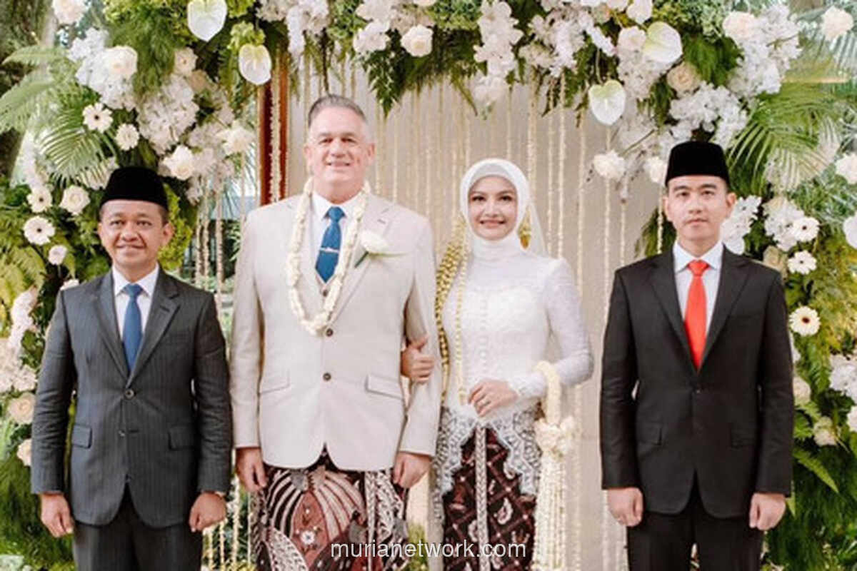 Tina Talissa Resmi Menikah, Wapres Gibran Hadiri Pesta Pernikahan