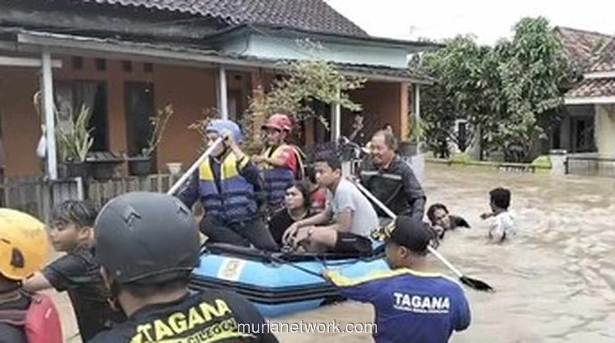 Cilegon Terendam, Ratusan Keluarga Mengungsi Akibat Luapan Kali