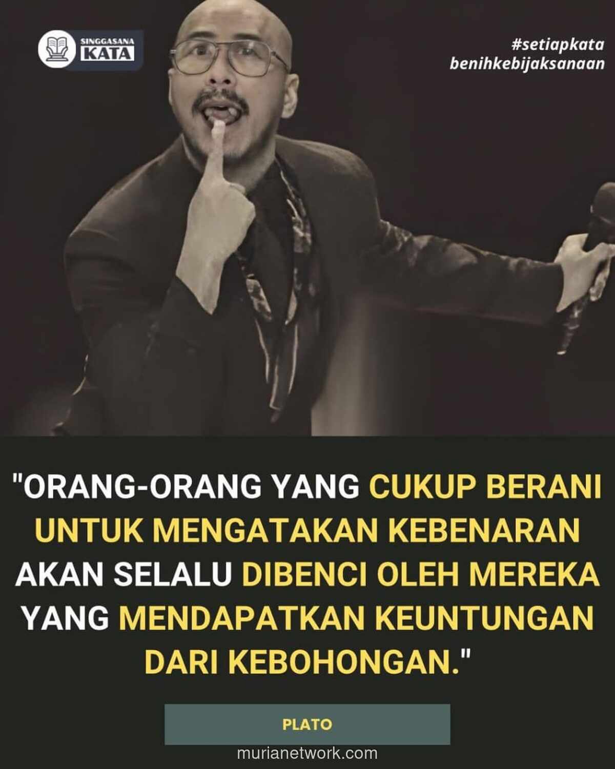 Pandji Pragiwaksono Buka Buka-bukaan di Mens Rea, Panggung Komedi Jadi Ruang Kritik