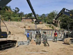 Delapan Belas Jembatan Bailey di Aceh Sudah Beroperasi Penuh