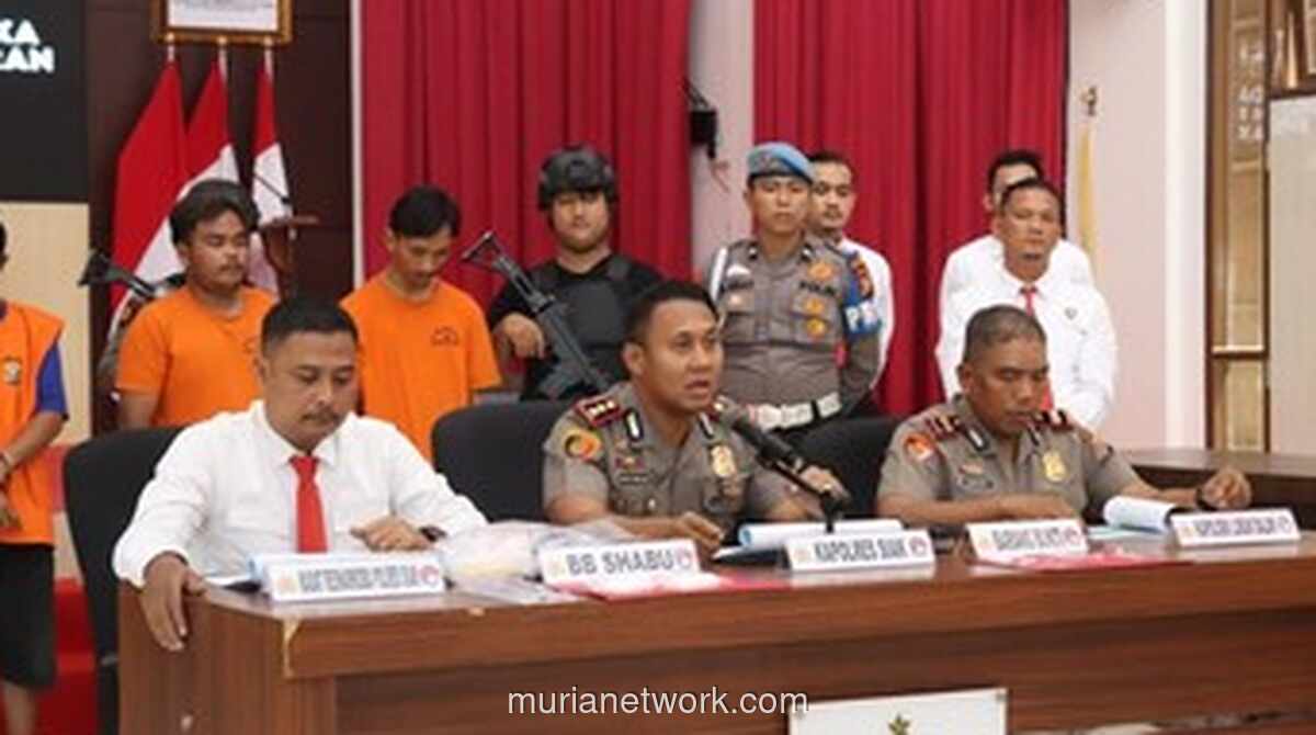 Polres Siak Amankan Ratusan Gram Sabu, Tiga Pengedar Dibekuk dalam Dua Hari