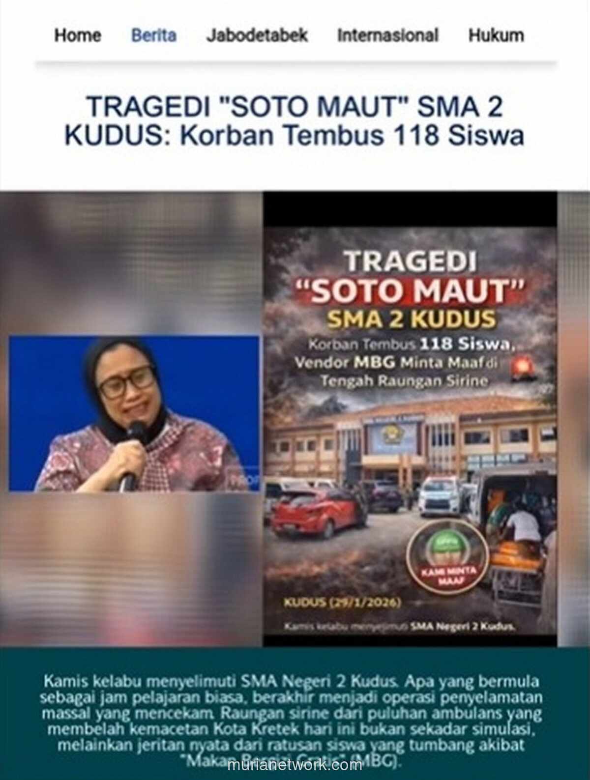 Siklus Keracunan MBG: Klarifikasi, Maaf, dan Janji yang Tak Pernah Tuntas
