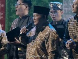 Prabowo Ikut Nyanyi Lagu Daerah, Panggung Natal Nasional 2025 Semarak